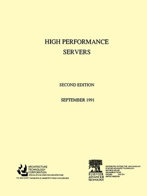 cover image of High Performance Servers
